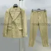24SS MENS Suit Blazers Western Giyim Tasarımcı Erkekler Blazer Sonbahar Lüks Out Gare Palto Slim Fit Casual Çift Mektub