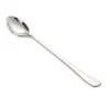 Coffee Scoops 1Pc Stainless Steel Spoon Long Handle Milk Tea Stirring Scoop Dessert Cafe Mixing Kitchen Gadgets