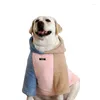 Vestuário para cães outono e inverno flanela roupas para animais de estimação médio grande labrador doberman malinose acessórios para cães