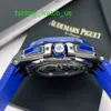 AP Watch Montre Tourbillon Montre Royal Oak Offshore Series 26405CE Bleu Céramique Trois Yeux Timing Boucle Ardillon Mode Homme Loisirs Affaires Sports Machinerie Montre