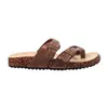 HBP Yepyeni Tasarımlar Cork Sandalet Yaz Plajı Yumuşak Sole Rahat Kadın Erkekler Marka Unisex Sandals Cork Terlik