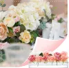 Vasi Vasi di fiori rettangolari acrilici trasparenti con il tavolo da pranzo di nozze di coperchio floreale floreale vasi floreali vasi desktop decorare