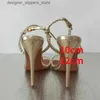 Chaussures habillées 10cm été 2024 nouvelles femmes fête banquet sandales femmes talons hauts designer sexy et élégant grandes chaussures 43 44 45 47 Q240314