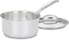 Conjuntos de panelas Cuisinart 77-10P1 Conjunto de coleção de 10 peças Chef's-Classic-Stainless Cozinha antiaderente