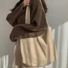 Sac pour femmes japonais et coréen loisirs Simple noyau léger sac en peluche sac à bandoulière pour femmes 240315