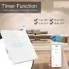 Xiaomi – interrupteur mural WiFi intelligent, contrôle pour maison intelligente, fil neutre requis, 1/2/3/4 gangs tactiles, fonctionne avec l'application Life Alexa Google