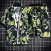 Designer kostym casual hawaiian skjortor shorts sommar trendiga korta ärmar pop street kustpar strand set män tbgz