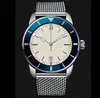 Top AAA Bretiling Luxusmarke Super Ocean Marine Heritage Uhr Zweifarbiges Datum B01 B03 B20 Kaliber Automatisches mechanisches Uhrwerk Index 1884 CmnX Herrenarmbanduhren