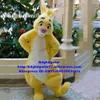 Mascot Costumes Yellow Fur Easter Bunny Osterhase Rabbit Hare Mascot Costume Cartoon Postacie popularna kampania otwarta firma ZX2320