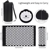 Acupressure Mat Sensi Massagekudde Set Applicator för Neck Foot Yoga med Needle Back Cushion 240307