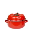 Hållbar porslin tomatpanna med värmefunktion för soppa och gryta 18cm20cm22cm 240308