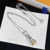 2023 Luxurys designers hänge halsband mode kvinnor rostfritt stål kanin halsband guld silver kedja party smycken smycken