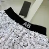 Fashion Princess Dress Girls Tracksuits Diamond Letters Baby Clothes Storlek 90-150 cm barn T-shirt och Shiny Diamond Short Kjol 24mar