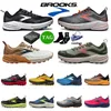 Brook Cascadia 16 designerschoenen met doos Brooks hardloopschoenen Launch 9 Hyperion Tempo triple zwart wit mesh heren dames sport sneakers heren trainers lopers eur 45