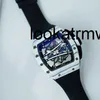Men Watch RM Wristwatches Made Automatic Mechanical Mens Rm 61-01 Automatic Mechanical Rear Change White Luxury Mens Watch