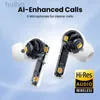 Mobiltelefonörlurar ugreen Hitune T6 ANC TWS Trådlösa öronsnäckor Aktiv brusavbrott Hi-res LDAC Bluetooth 5.3 Earpon för iPhone 15 Pro Max 24314