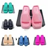 Dersigner Sandals Platform Sandaler Taji Sandal Fashion Women Slippers Wedge Heels Slipper 10cm Wedding Party Jelly RUBBE SLIDS P9MG#