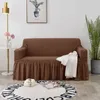 Stolskydd bubblan stretch rutig soffa täckning för vardagsrum elastiskt solid 1/2/3/4 sits funda slipcover all inclusive bänk