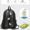 Okul çantaları deri sırt çantası kitap gündelik seyahat çantası moda yüksek dizüstü bilgisayar marka erkek su geçirmez kaliteli bilgisayar erkek
