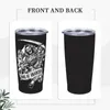 Tumblers Sons Of Anarchy 20 Oz Tumbler Fear The Reaper Vacuum Insulated Coffee Mug With Lid And Straw Stainless Steel Double Wall Mugs