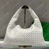 Wallte Classic Handbag Top Large Designer Woven Croissant Hop Zipper Bag Capacity Shopping Fashion Evening Women Purse Valentine's Day Gift