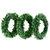 Decorative Flowers 2 Pcs Wedding Decor Fake Rattan Decoration Artificial Leaves Iron Wire Vine Christmas Garland