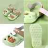 Sandals Cartoon Bear Pattern Uni Anti-slip Soft Bottom Silpper with Heel Strap Drop Delivery Baby Kids Maternity Shoes Ot1ex