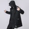 Men039s Trench Coats Nice Men Jackets Black Harajuku Windbreaker Overcoat Male Casual Outwear Hip Hop Streetwear Clothing6235645