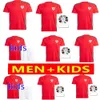 2024 25 Wales Voetbalshirts BALE WILSON ALLEN RAMSEY world National Team cup Rodon VOKES Thuisvoetbalshirt Korte mouw Uniformen voor volwassenen fans versie