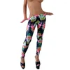 Frauen Leggings WONDER BEAUTY Floral Bedruckte Mode Frauen Dame Schlank Hohe Elastische Yoga Hosen Sexy Taille Streetwear Frau