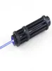 Powerful 200MW1500mW 450nm Focusable Gatling Shape Blue Laser Pointer Black Flashlights Torches8745027