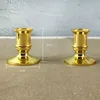 20x Gold Pillar Candle Base Taper Candle Holder Candlestick Christmas Party Decor 240314