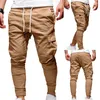 Jeans masculin mode pantalon des hommes décontractés en pleine longueur multiples multiples pantalons de survêtement Slim