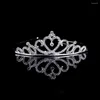 Haarspangen Braut Kristall Strass Perle Tiaras und Kronen Stirnband Kind Blumenmädchen Brautjungfer Hochzeit Zubehör Schmuck