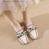 Sandals Huidong Pingti Genuine Leather Baotou Sandals for Wearing Womens Shoes Externally Heels Xinshengxin 2023 New High Heel Sandals Q240314