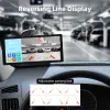 Control 10.36 Inch Ips Touch Screen Car Monitor 4ch Surveillance Camera Ahd 1080p Color Night Vehicle Cam Systems Parking Video Recorder