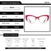 Zonnebril RBENN Rode Cat Eye Anti Blauw Licht Leesbril Vrouwen TR90 Outdoor Pochromic Brillen Computer Lezers 1.50 1.75 2.0