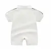 Designer Neonato Pagliaccetti Bambino Bambina Ragazzo Abbigliamento in cotone Lettera di marca Stampa Tuta infantile Pigiama Abbigliamento per bambini di design Outfit