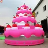 Free Ship Outdoor Activities 8mH (26ft) with blower giant inflatable cake model air balloon for sale