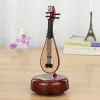 Caixas de instrumento musical clássico oitava para violino caixa de música casa armário de vinho decoração chinês pipa oitava caixa decoração para casa