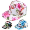Çiçek Snapback şapka şapkası çiçek baskısı beyzbol kapağı 3 renk 287b