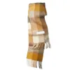 Vinter AC Imitation Cashmere Scarf Women Color Matchande tjock varm färgstark randig gradient Sjal 25036cm 13PC4029731