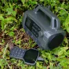 Rings Outdoor Electronic Animal Decoy Device with Green Light Builtin 400 Bird Sound Caller Mp3 Player Remote Control Birdsong Device