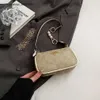 Bolso alto al por mayor de alta calidad de fábrica para mujer en nueva cadena de perlas, bolso cuadrado pequeño, bandolera impresa a la moda