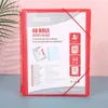 48 Hole 30 Pages Coil Binding Material Booklet File Folder A4 Color PP Multipage Student Storage Paper Filing Products 240314