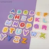 3D Puzzles Creative Letter Matching Jigsaw Puzzle Crianças Educacional Iluminismo Educação Infantil Brinquedo De Madeira 3D Jigsaw Puzzle Brinquedos 240314