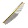 Grooming Pet Comb Colorful Metal Shedding Dog Grooming Comb Puppy Hair Remover Cat Dogs Cleaning Brush Cat Pet Accessories Dropshipping