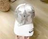 Ball Caps 202304-shi ins zomer Glanzend pentagram Strass pin Pailletten decoratie Ademend mesh la baseball hoed dames vizieren c L240315