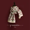 レッドセレブレーションクリスマススカーフ女性男性カシミアソフト冬ソフトタータン格子縞のスカーフファッションスコットランドチェッククリスマススカーフ240304
