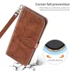 PU-Leder-Geldbörsenhüllen für Redmi 13C 4G 5G Note 13 Pro Plus Xiaomi 13T Luxus-Aufdruck Lucky Tree ID-Kartensteckplatzhalter Flip-Cover Buchdruck Buchständer Beutelriemen